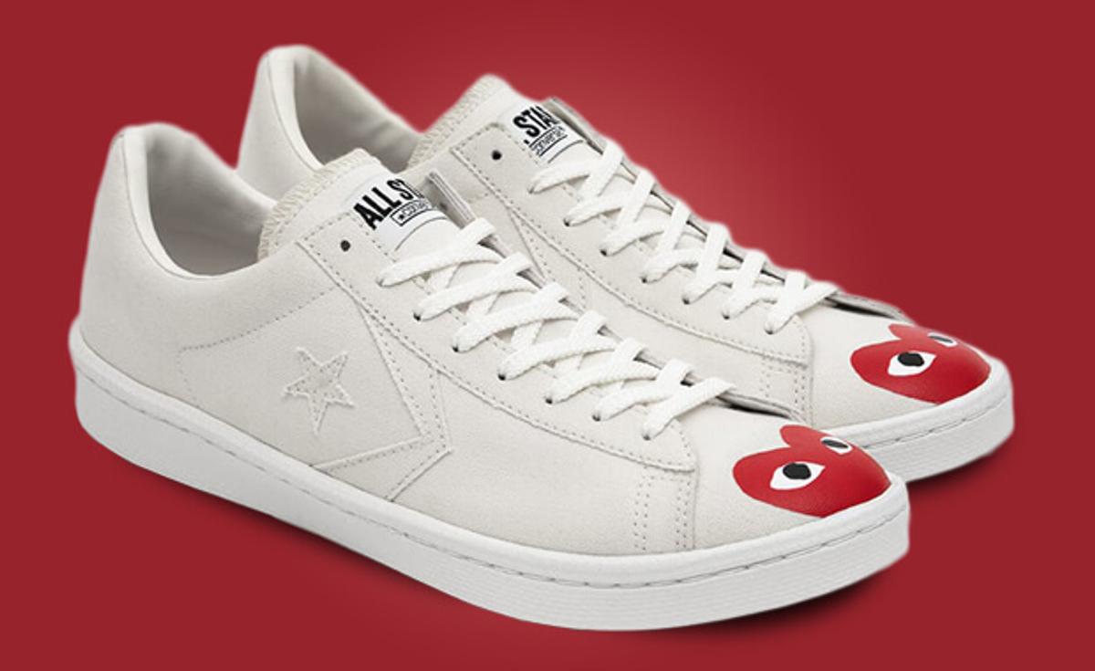 PLAY COMME des GARÇONS Brings Its Iconic Heart to the Converse Pro Leather