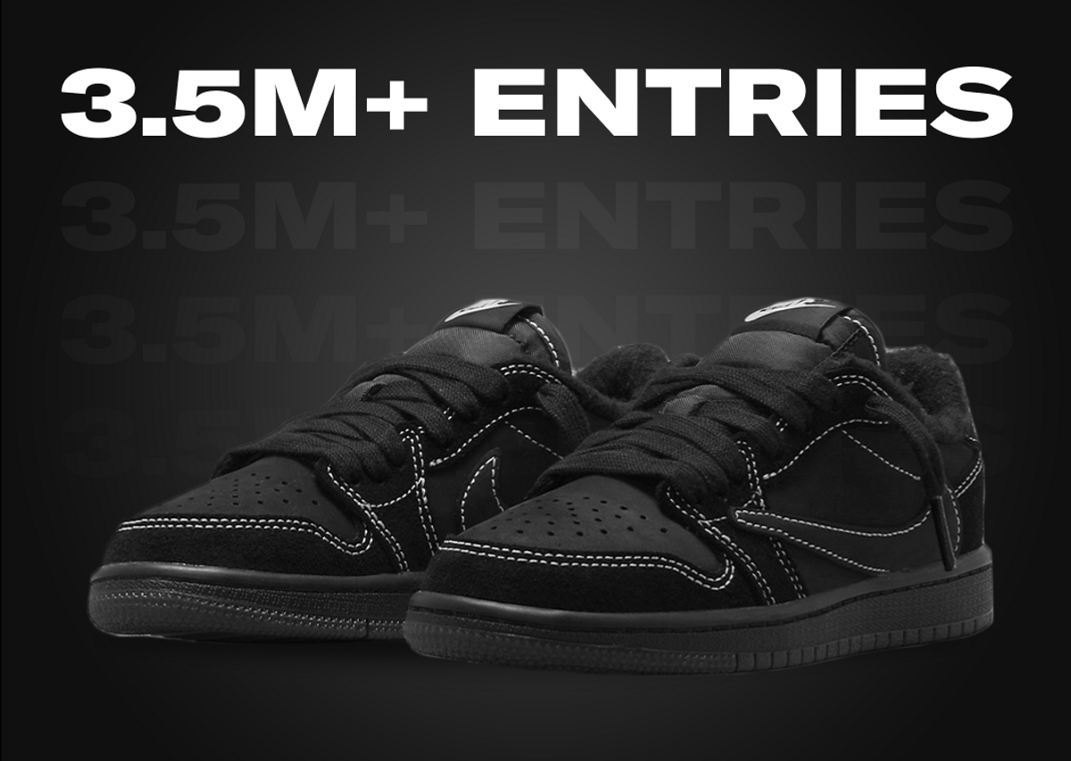 Travis scott jordan 1 production numbers outlet