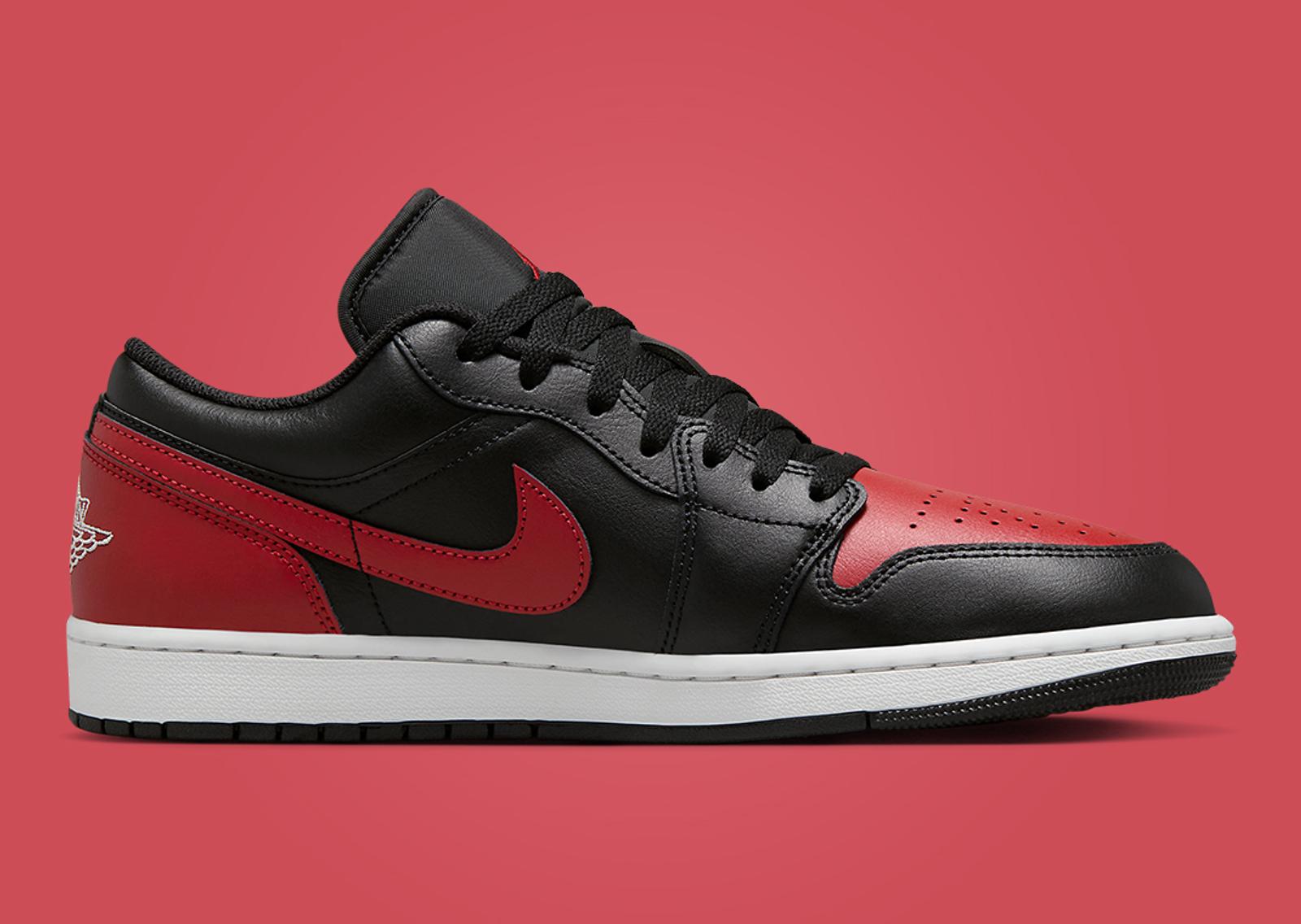 Air Jordan 1 Low Bred Twist Medial