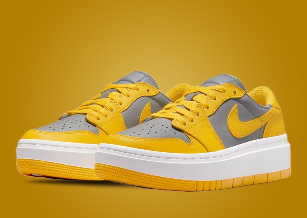 This Air Jordan 1 Elevate Low Comes In Cement Grey And Varsity Maize