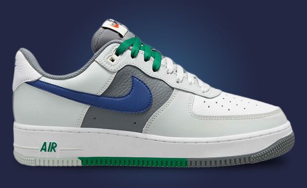 Another Nike Air Force 1 Split Emerges in Light Silver Deep Royal Blue