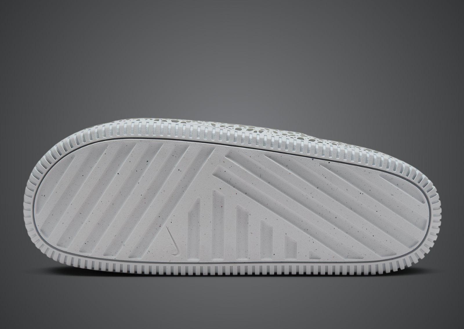 Nike Calm Slide Print Olympic Football Grey outsole