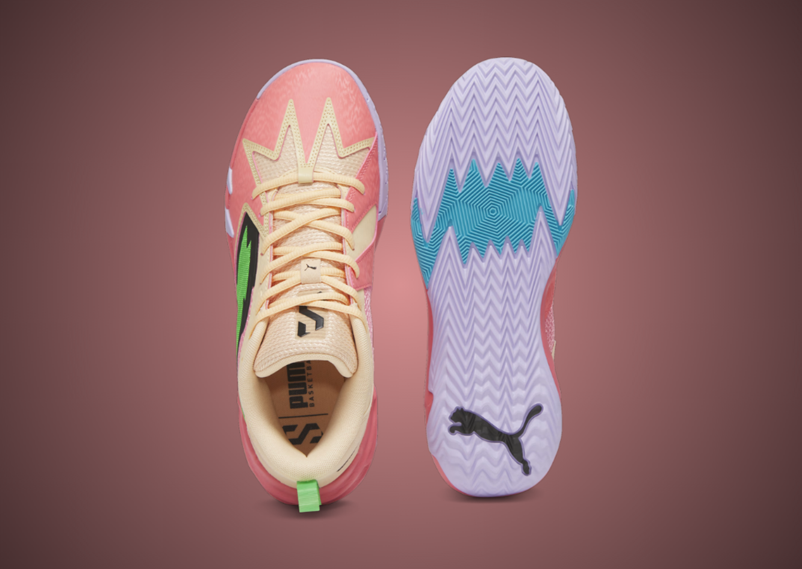 Puma Scoot Zero Georgia Peach Top and Outsole