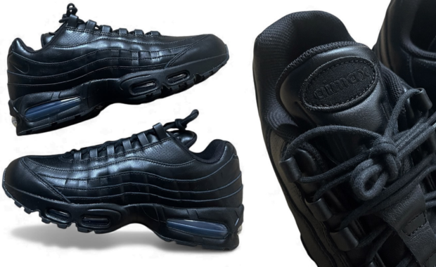 Nike Air Max 95 Big Bubble Leather QS Triple Black