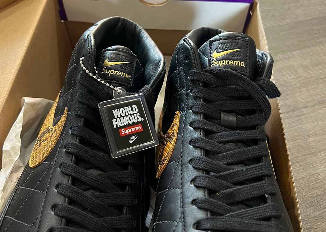 First Look Supreme x Nike SB Blazer Mid