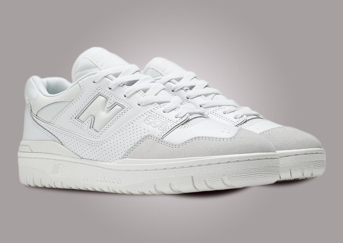 New Balance 550 White Grey Toe