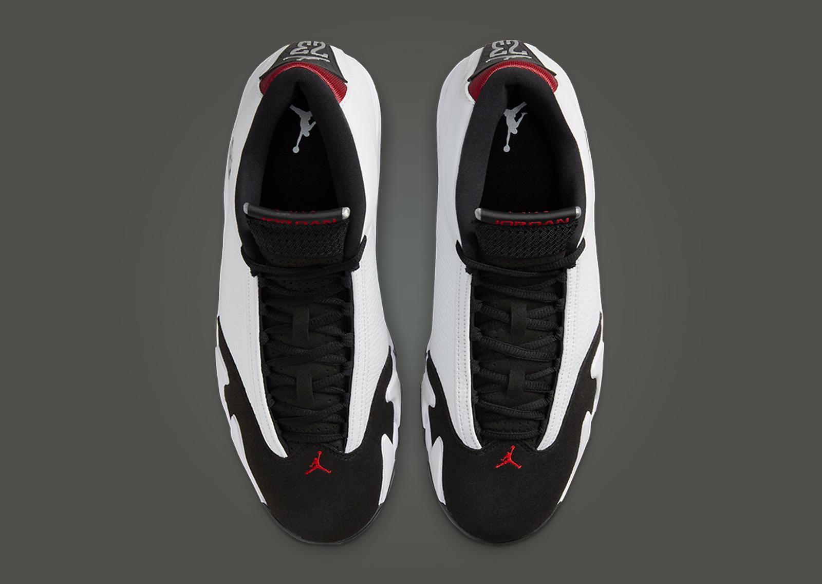 Air Jordan 14 Retro Black Toe Top