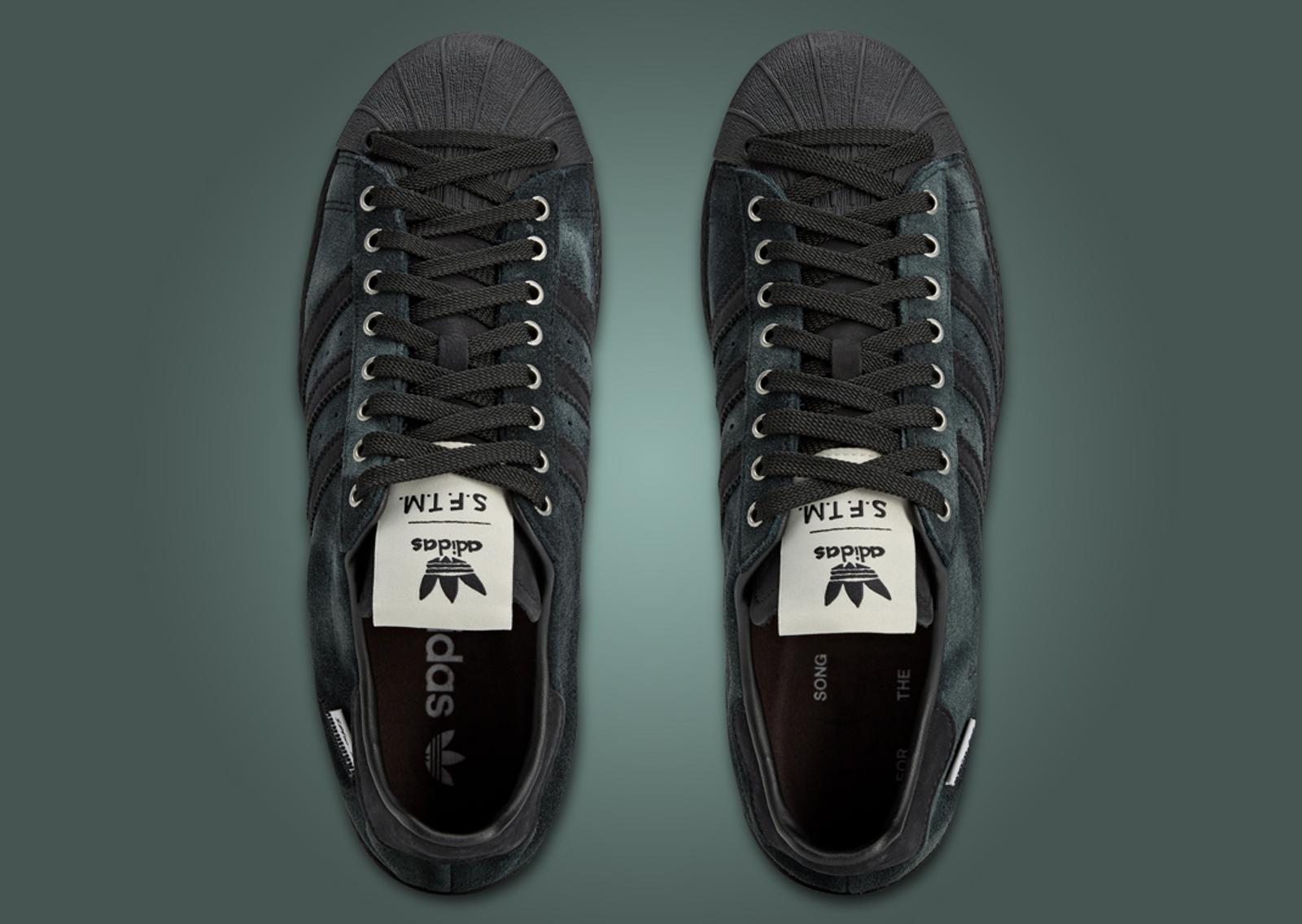 SFTM x adidas Superstar 82 Black Top