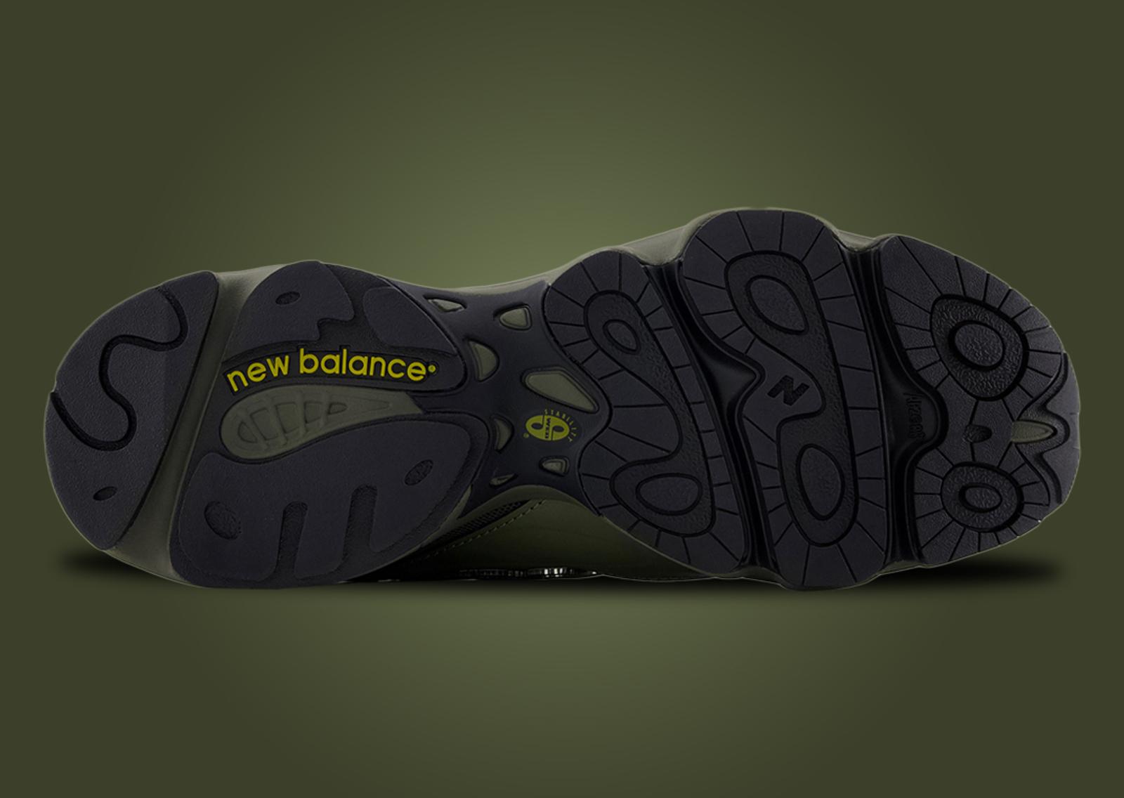 New Balance 1000 Dark Olivine Magnet Outsole