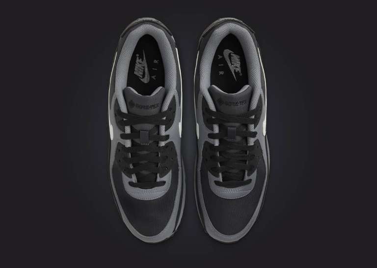 Nike Air Max 90 Gore-Tex Dark Smoke Grey Black Top