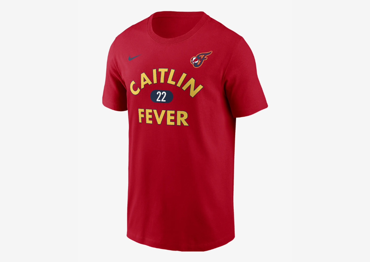 Caitlin Clark Indiana Fever Men's Nike WNBA T-Shirt Red