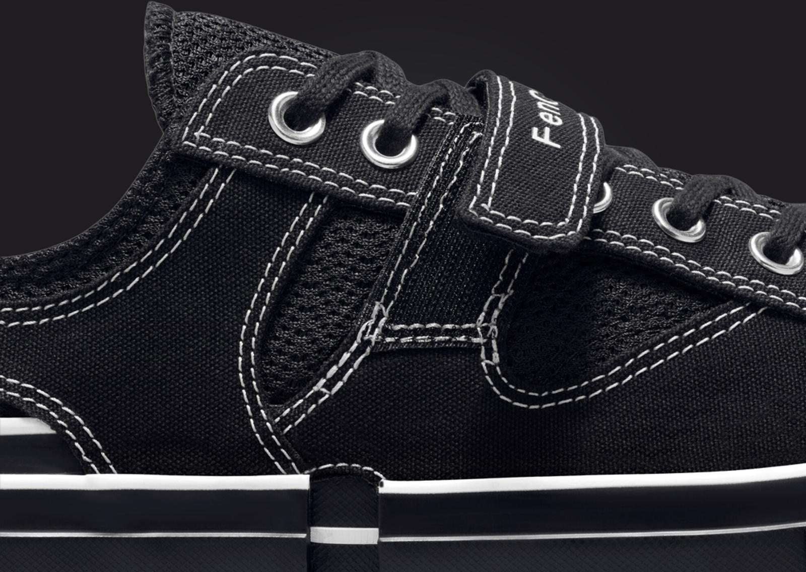 Feng Chen Wang x Converse Chuck 70 Ox 2-in-1 Black Midfoot Detail