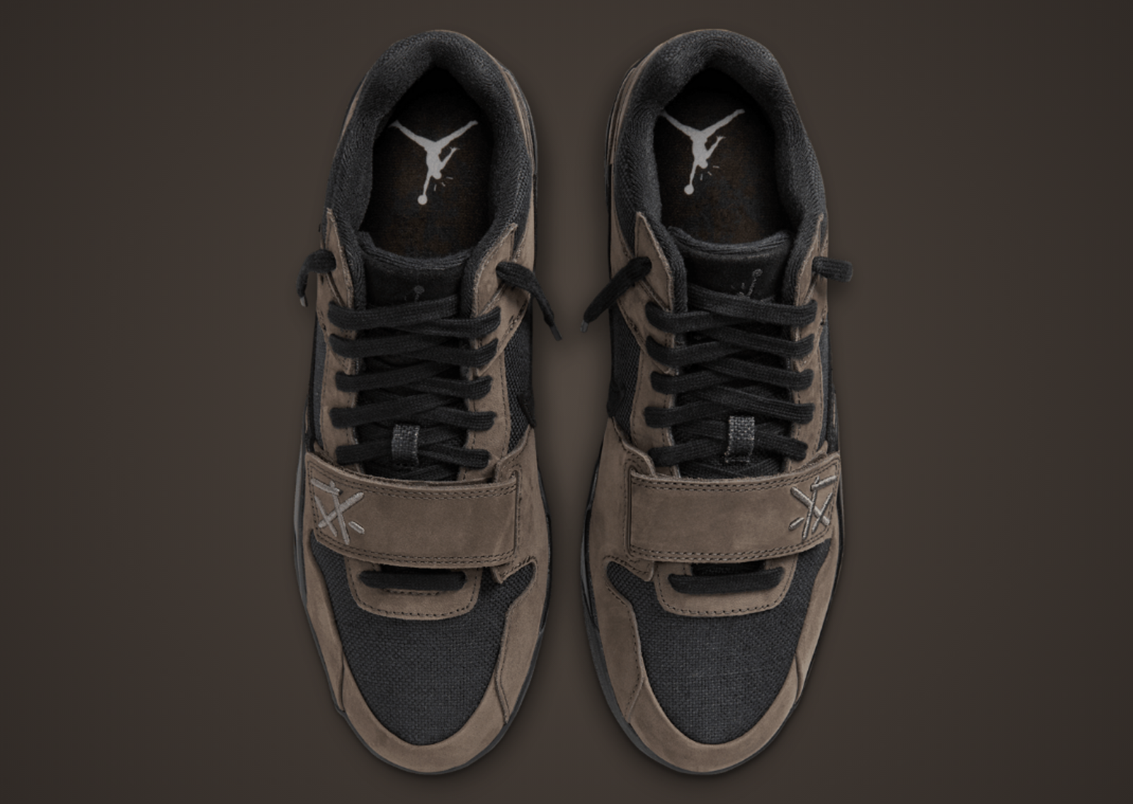 Travis Scott x Jordan Jumpman Jack Dark Mocha Black Top