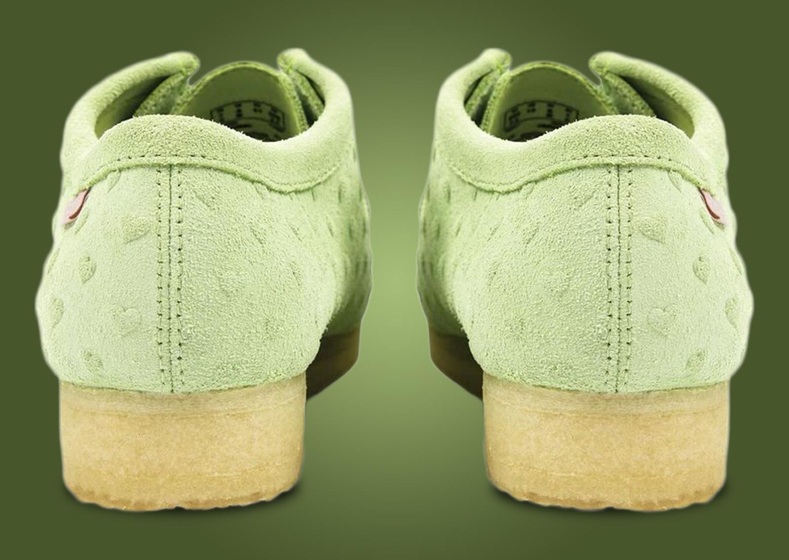 Golf Wang x Clarks Originals Wallabee Green Heel