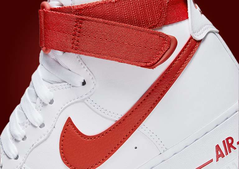 Nike Air Force 1 High Sculpt Gym Red High Top Sneakers - Sneak in Peace