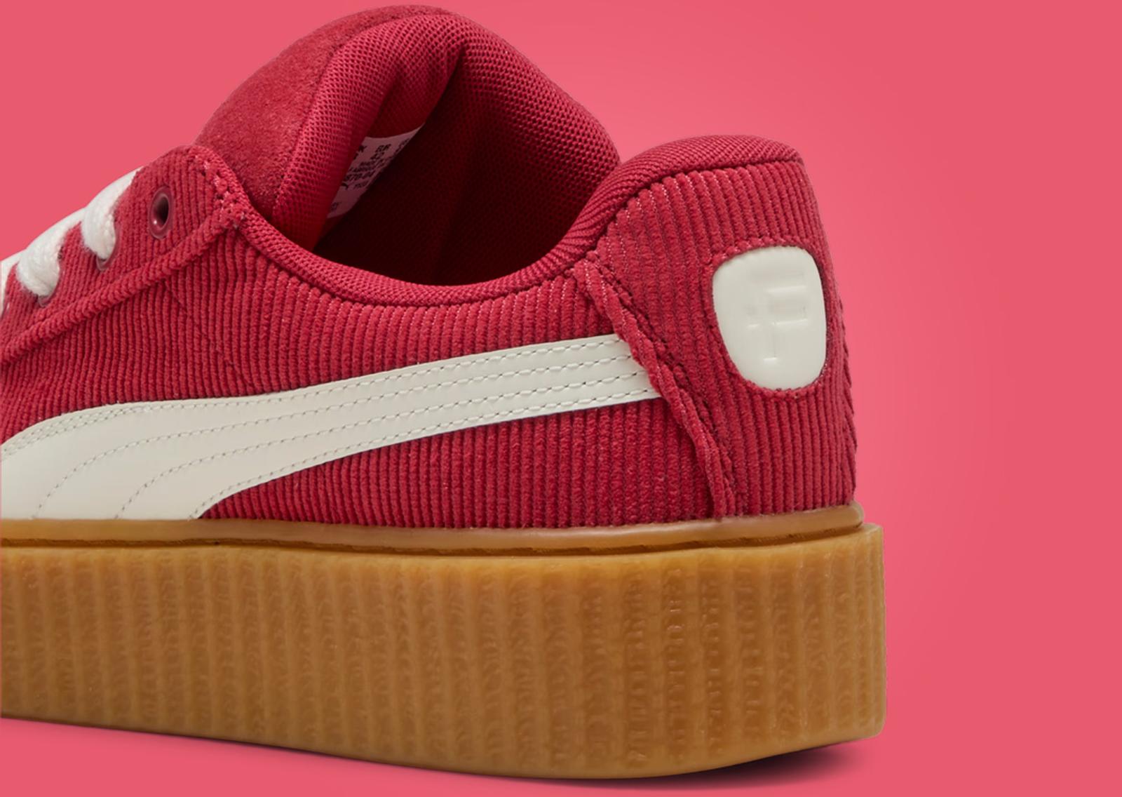 Fenty x Puma Creeper Phatty Corduroy Red Gum Heel