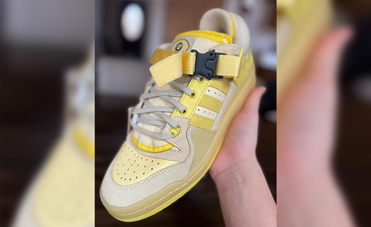 In-Hand Look At The Bad Bunny x adidas Forum Buckle Low Sample