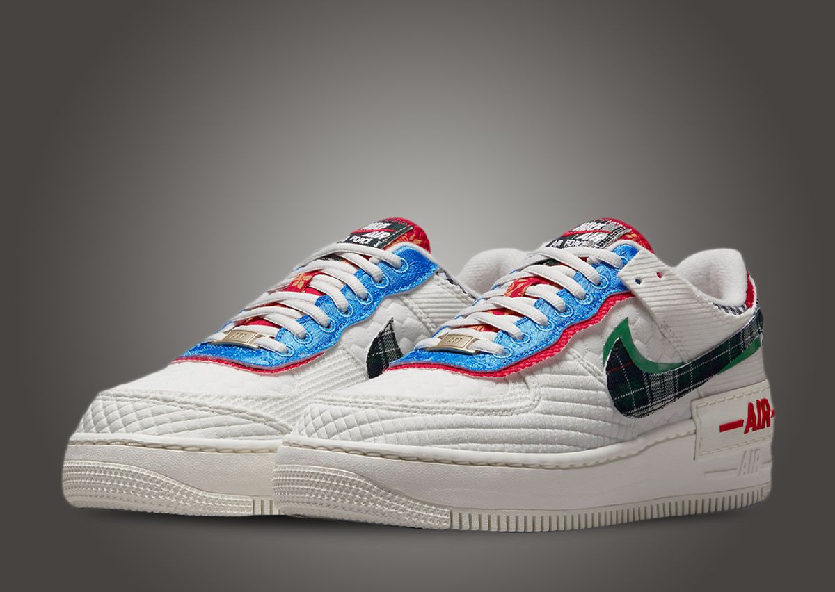 Nike Air Force 1 double Swoosh in Blue