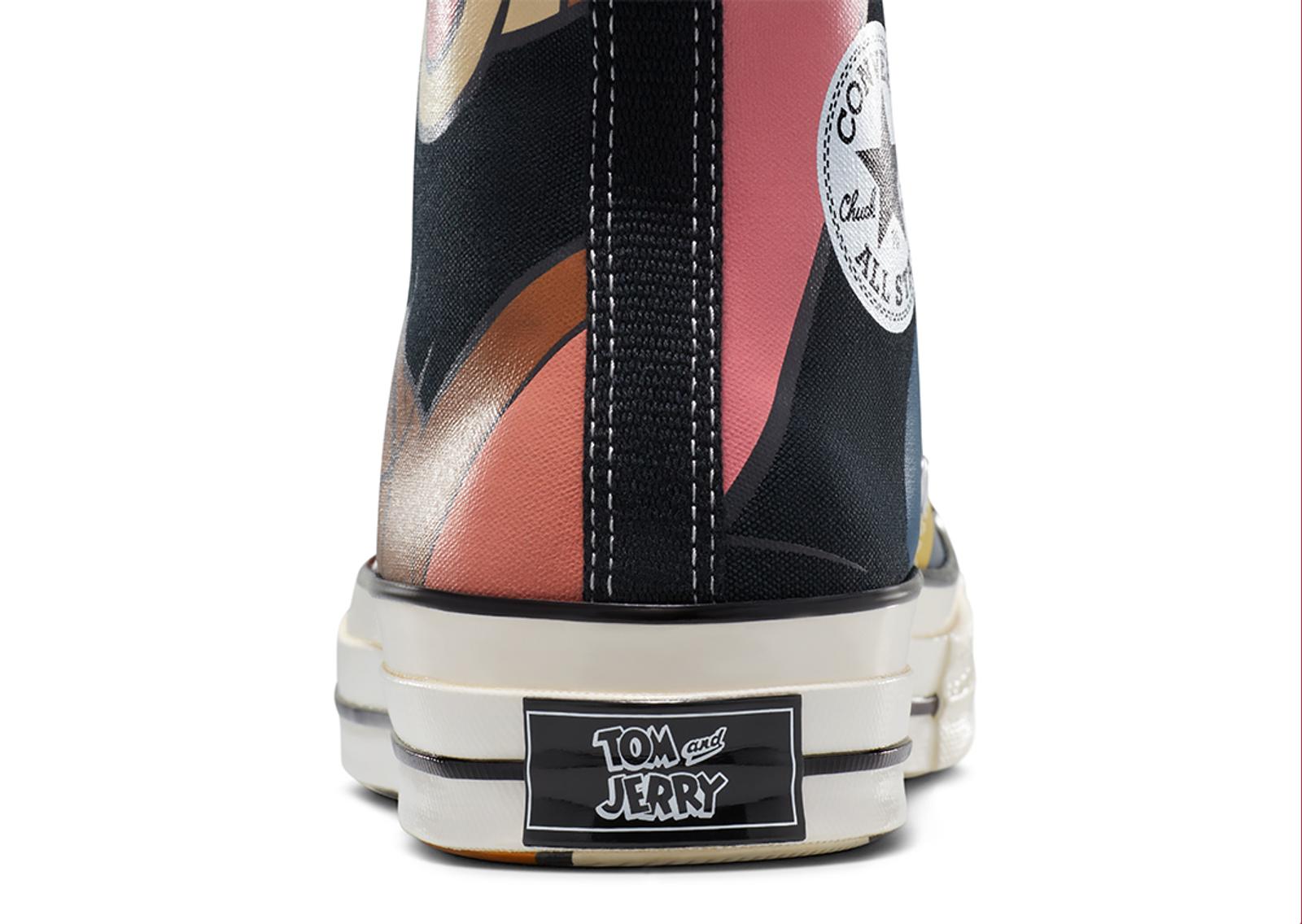 Tom & Jerry x Converse Chuck Taylor Black Multi Heel