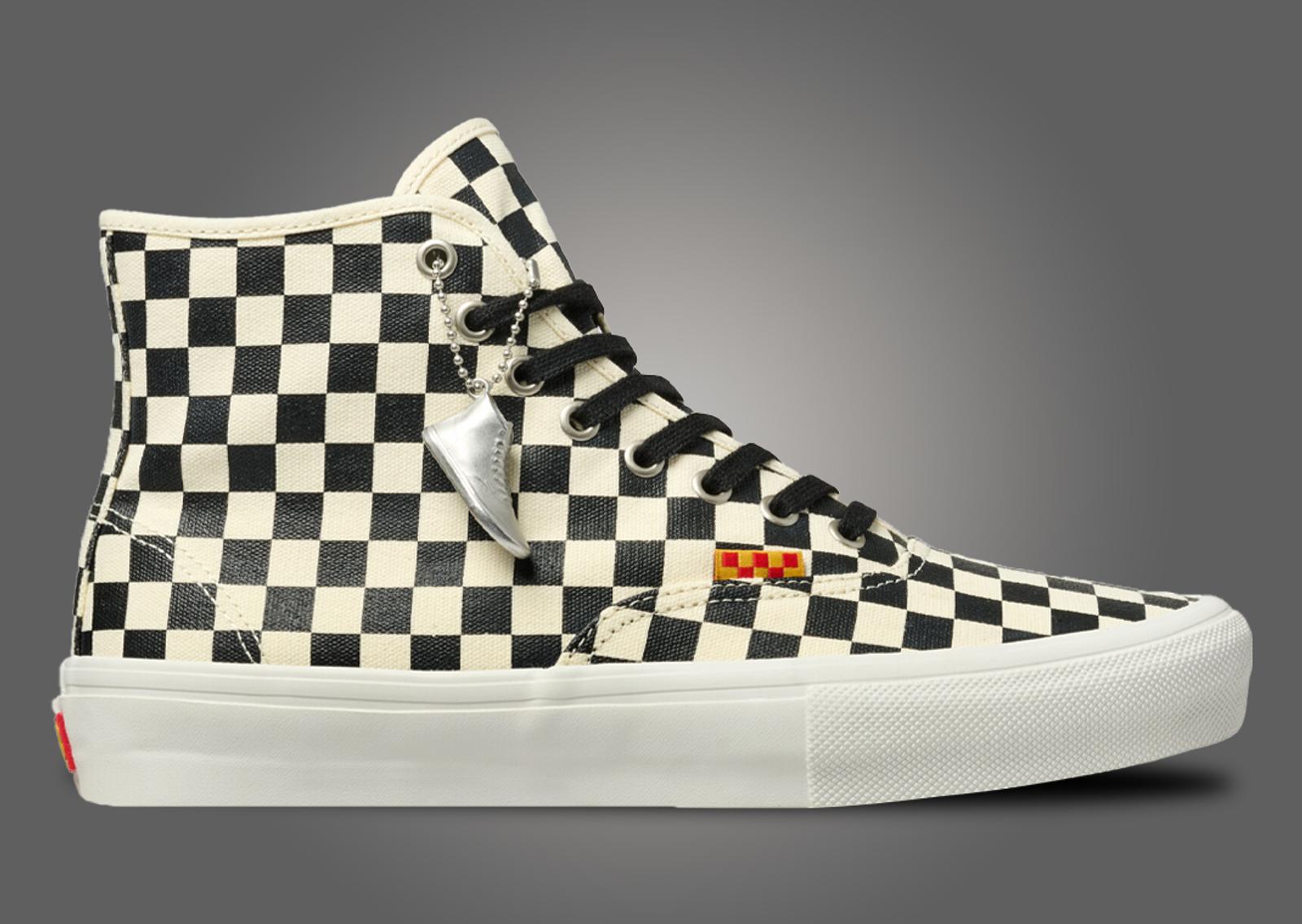 Andrew Allen x Vans Skate Authentic High Checkerboard Lateral