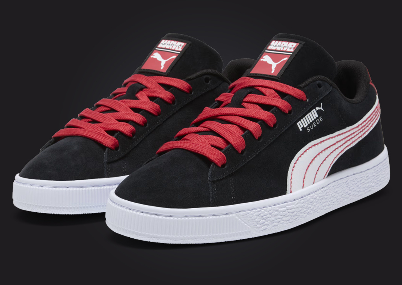 Marvel x Puma Suede Spider-Man Angle