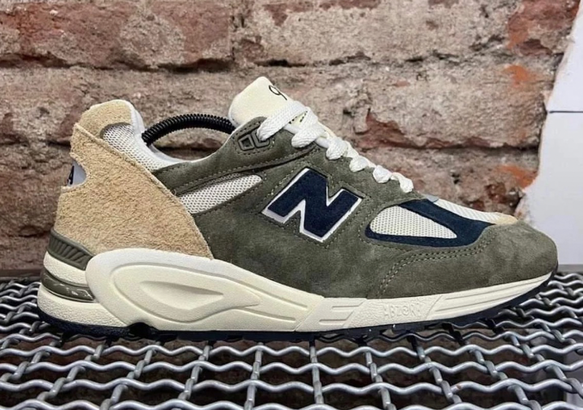 Olive Hues Land On The Latest New Balance 990v2 Made In USA