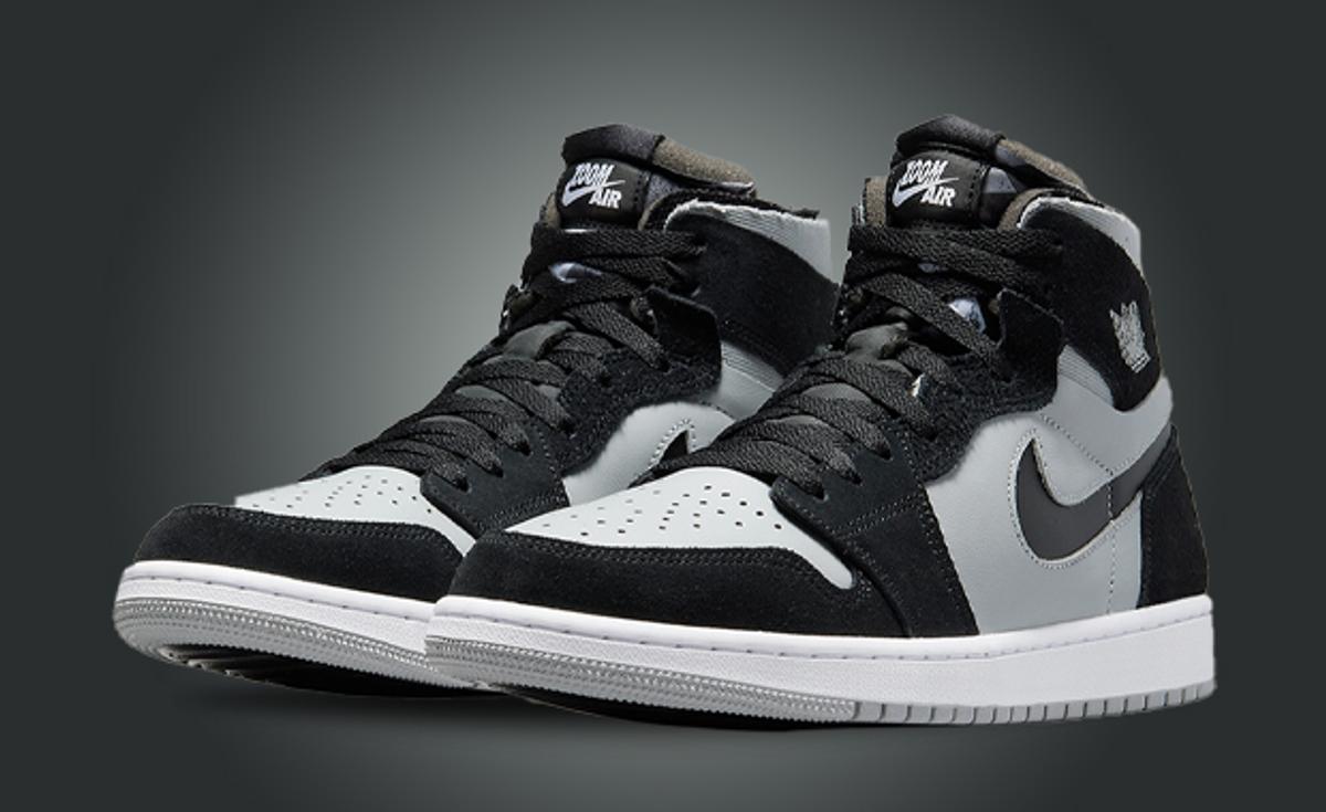 The Air Jordan 1 High Zoom CMFT Gets Outfitted In Black And Grey