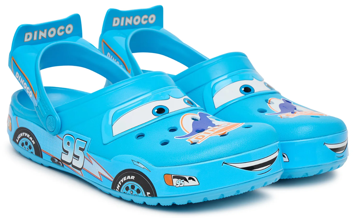 Cars x Crocs Lightning McQueen Dinoco