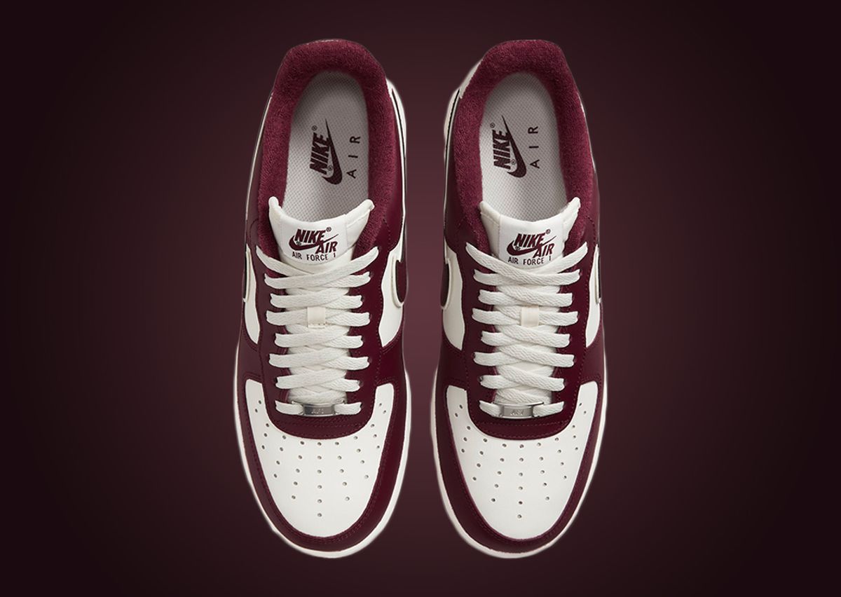 Nike Air Force 1 Low '07 LV8 College Pack Night Maroon – PRIVATE SNEAKERS