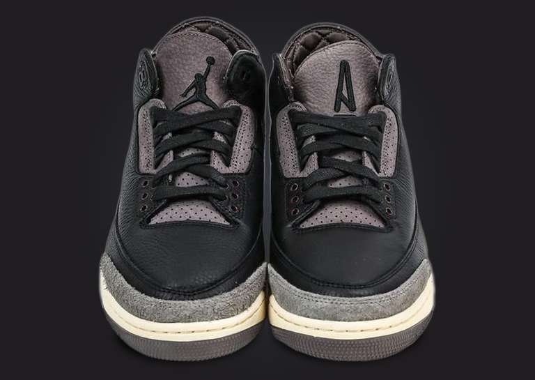 A Ma Maniere x Air Jordan 3 Retro OG SP Black Violet Ore (W) Toe