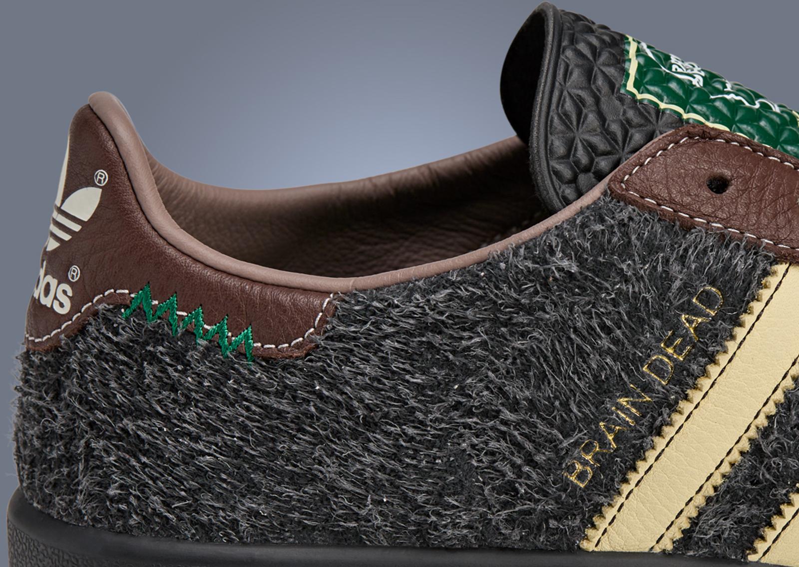 Brain Dead x adidas Forest Hills Core Black Detail