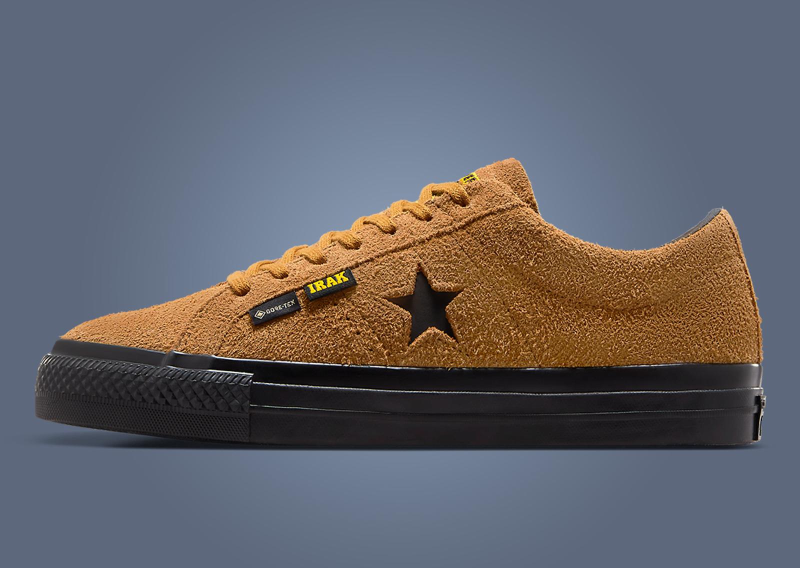 IRAK x Converse One Star Ox GTX Wheat Lateral