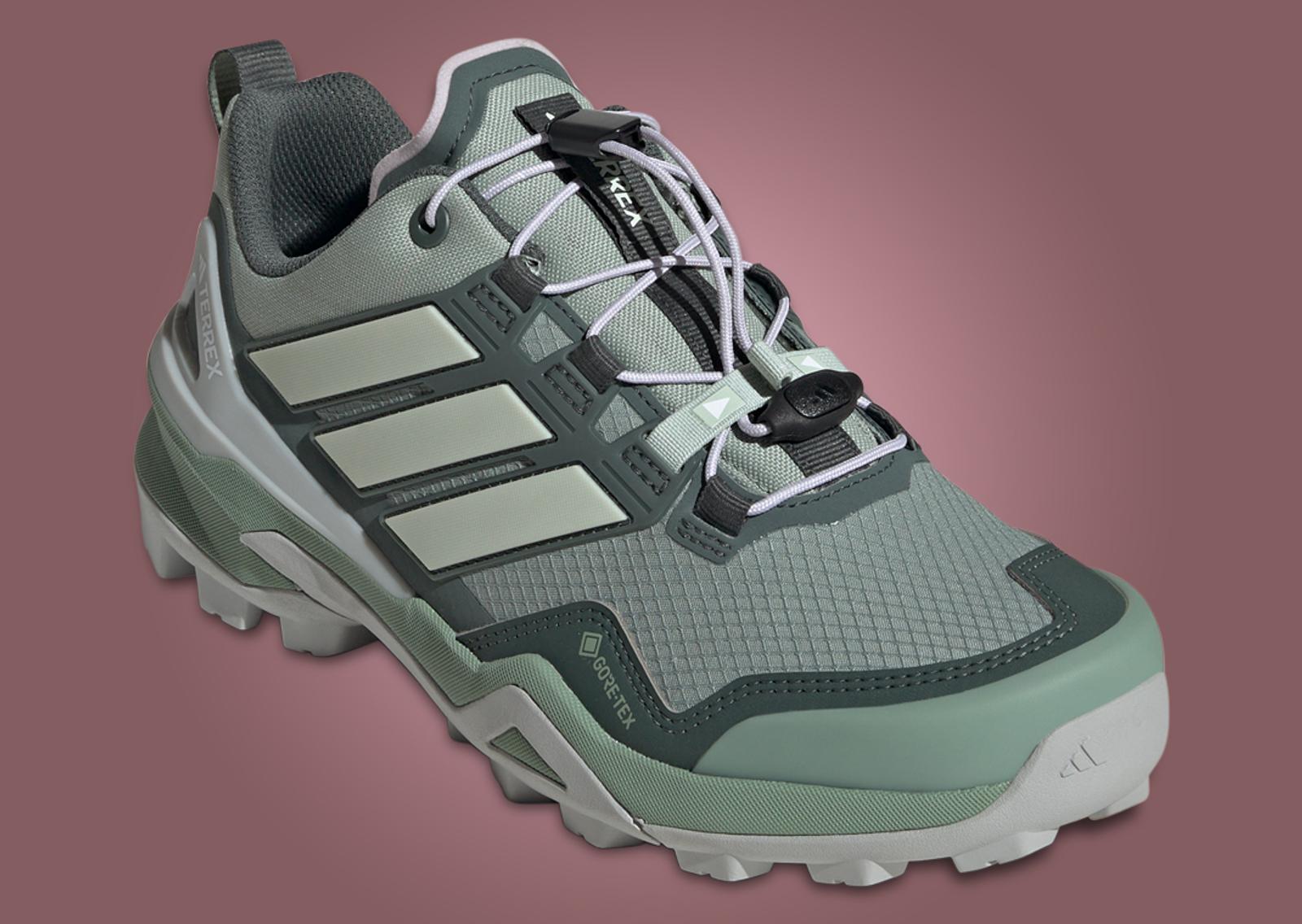 adidas Terrex Skychaser GORE-TEX Silver Green (W) Angle