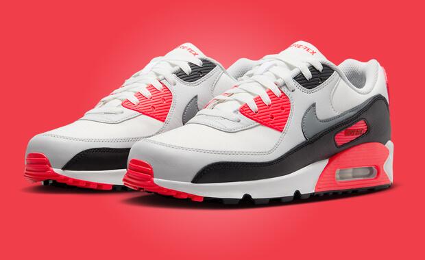 The Nike Air Max 90 Gore-Tex Bright Crimson Has Infrared Vibes