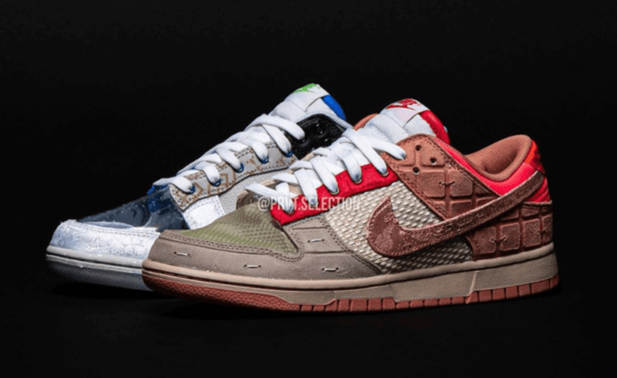 The CLOT x Nike Dunk Low What The? Releases July 29