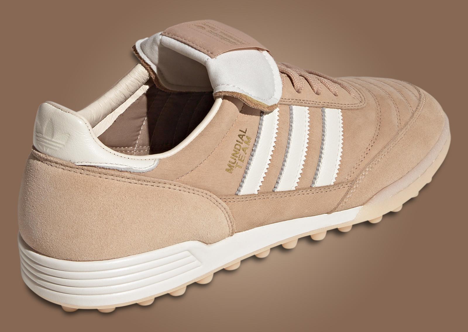 adidas Mundial Team Magic Beige Heel Angle