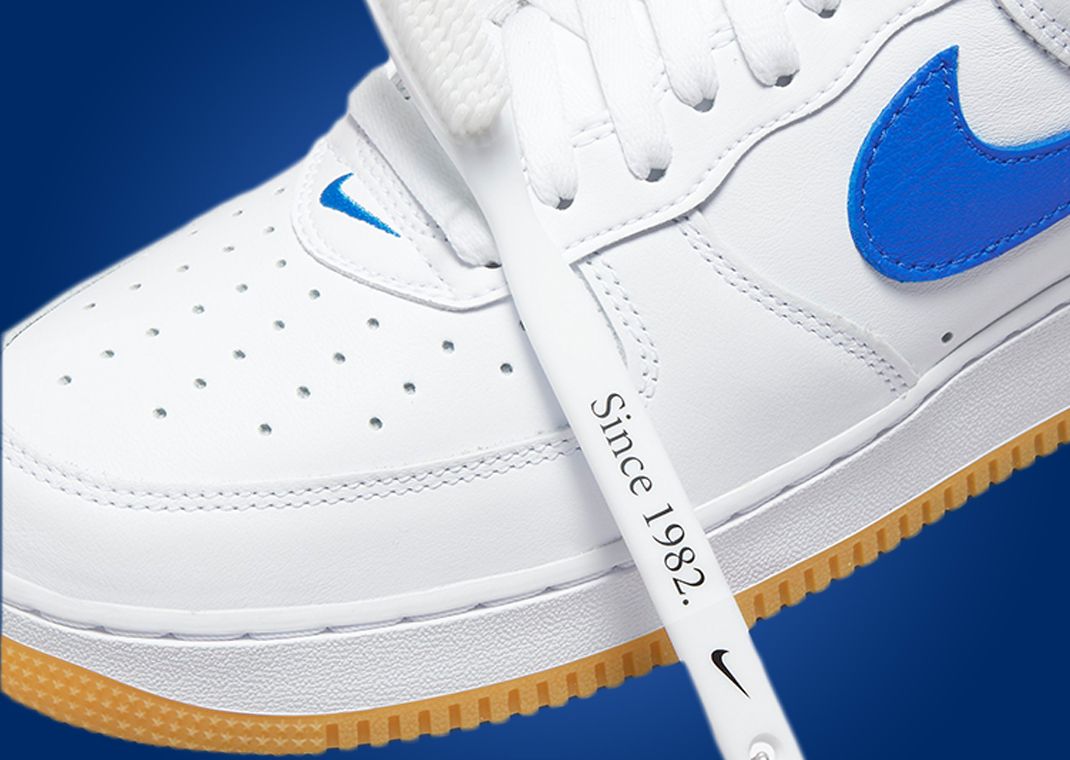 Nike air force outlet 1 white blue gum