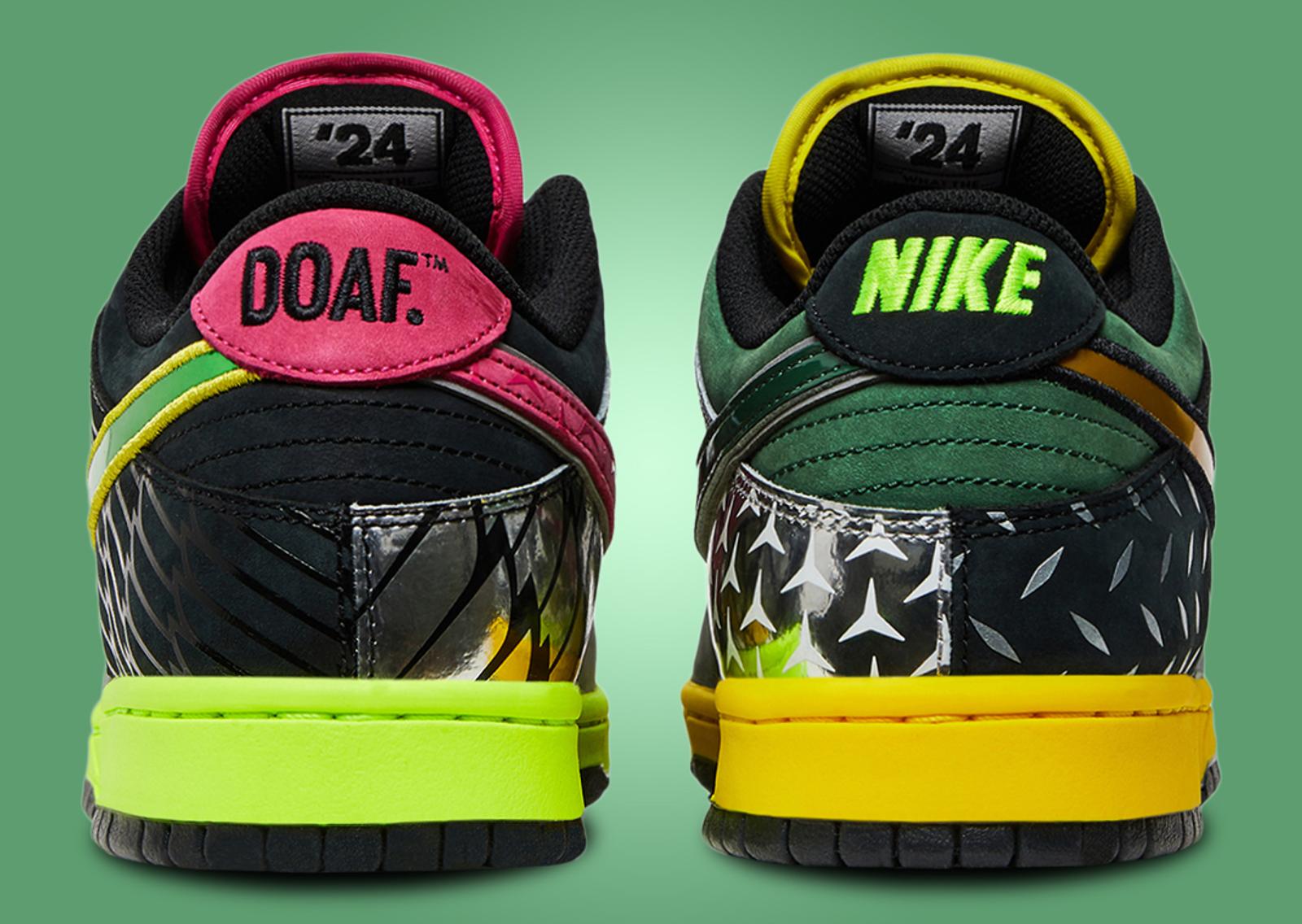 DOAF x Nike Dunk Low What The Ducks of a Feather Home Heel