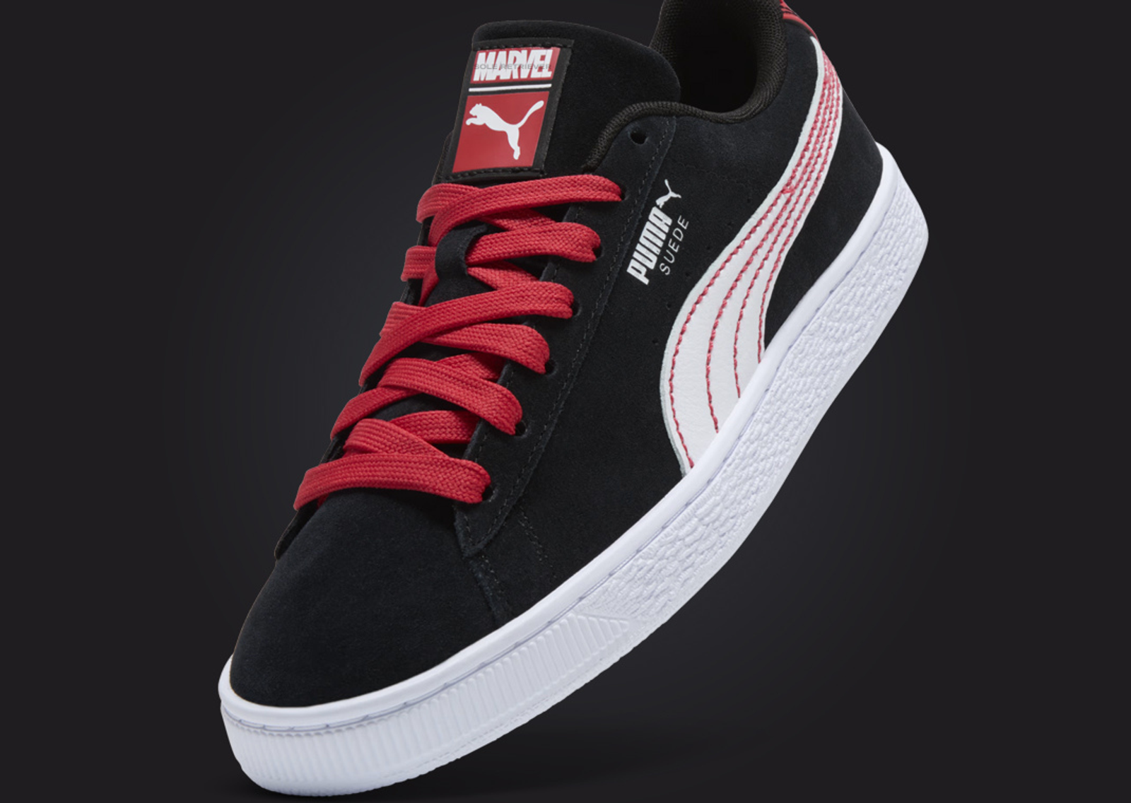 Marvel x Puma Suede Spider-Man Angle