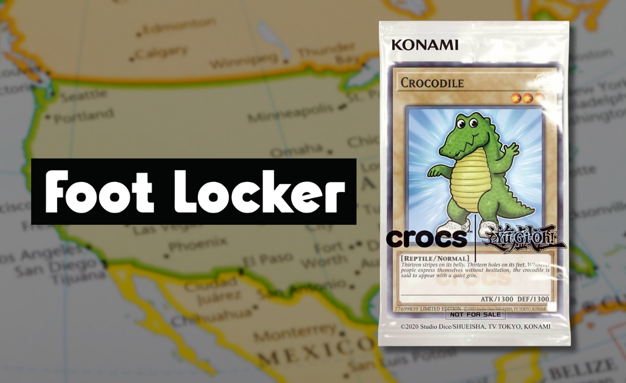 Foot Locker Yu-Gi-Oh! Crocs Card