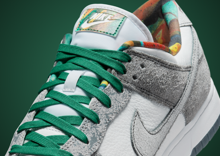 Nike Dunk Low Philly Tongue Detail