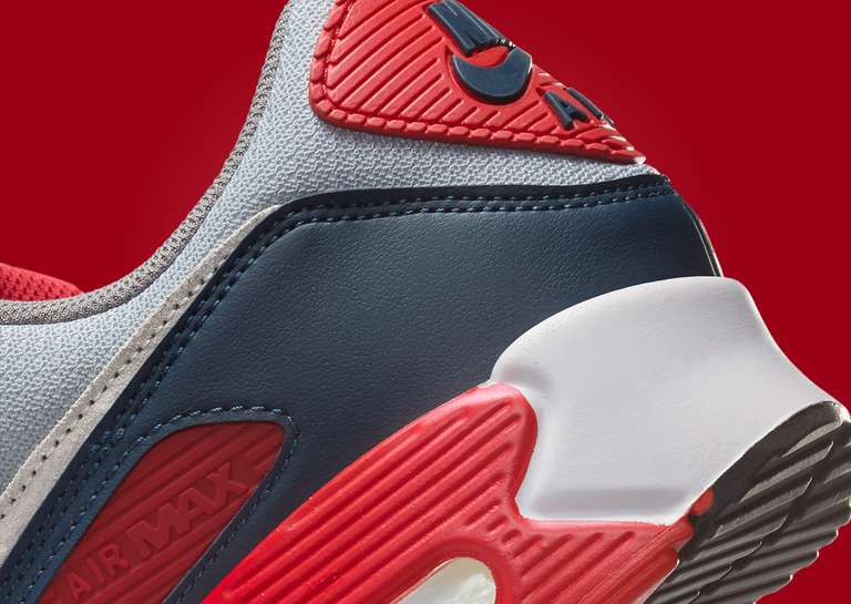 Nike Air Max 90 USA Grey Heel