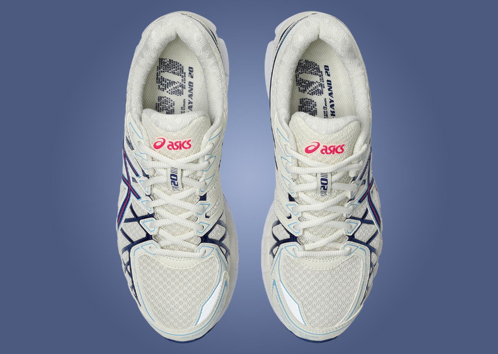 Asics Gel-Kayano 20 Cream Blue Top