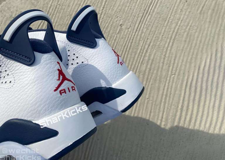 Air Jordan 6 Retro Olympic Heel