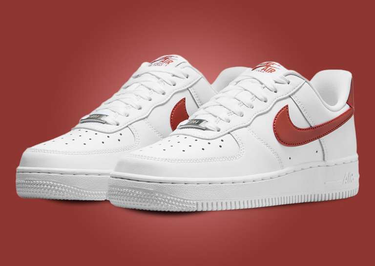 The Women's Nike Air Force 1 Low White Rugged Orange Releases November 2023