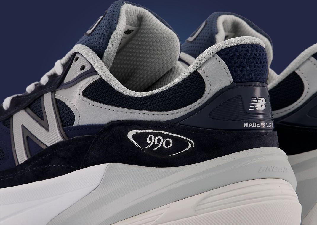 Navy Shades Take Over This New Balance 990v6