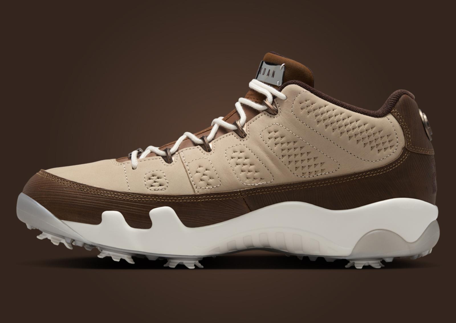 Air Jordan 9 Golf Woodgrain Medial