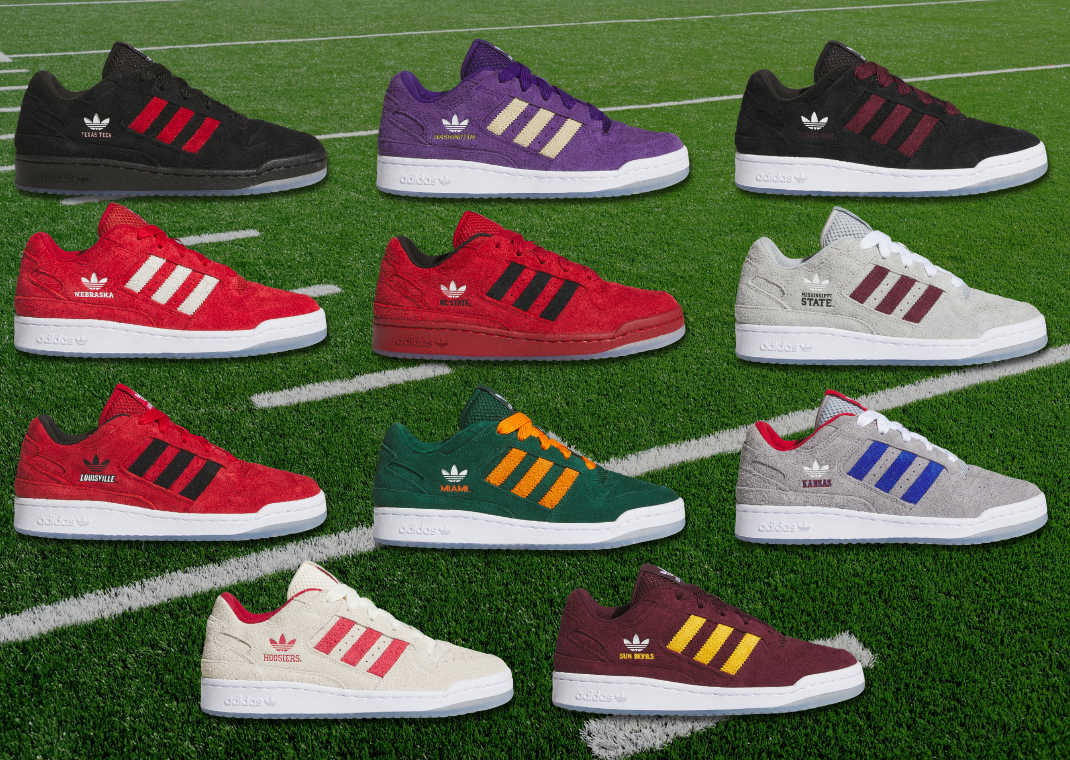 These adidas NCAA Forums are Letterman Jackets for Your Feet display picture 1