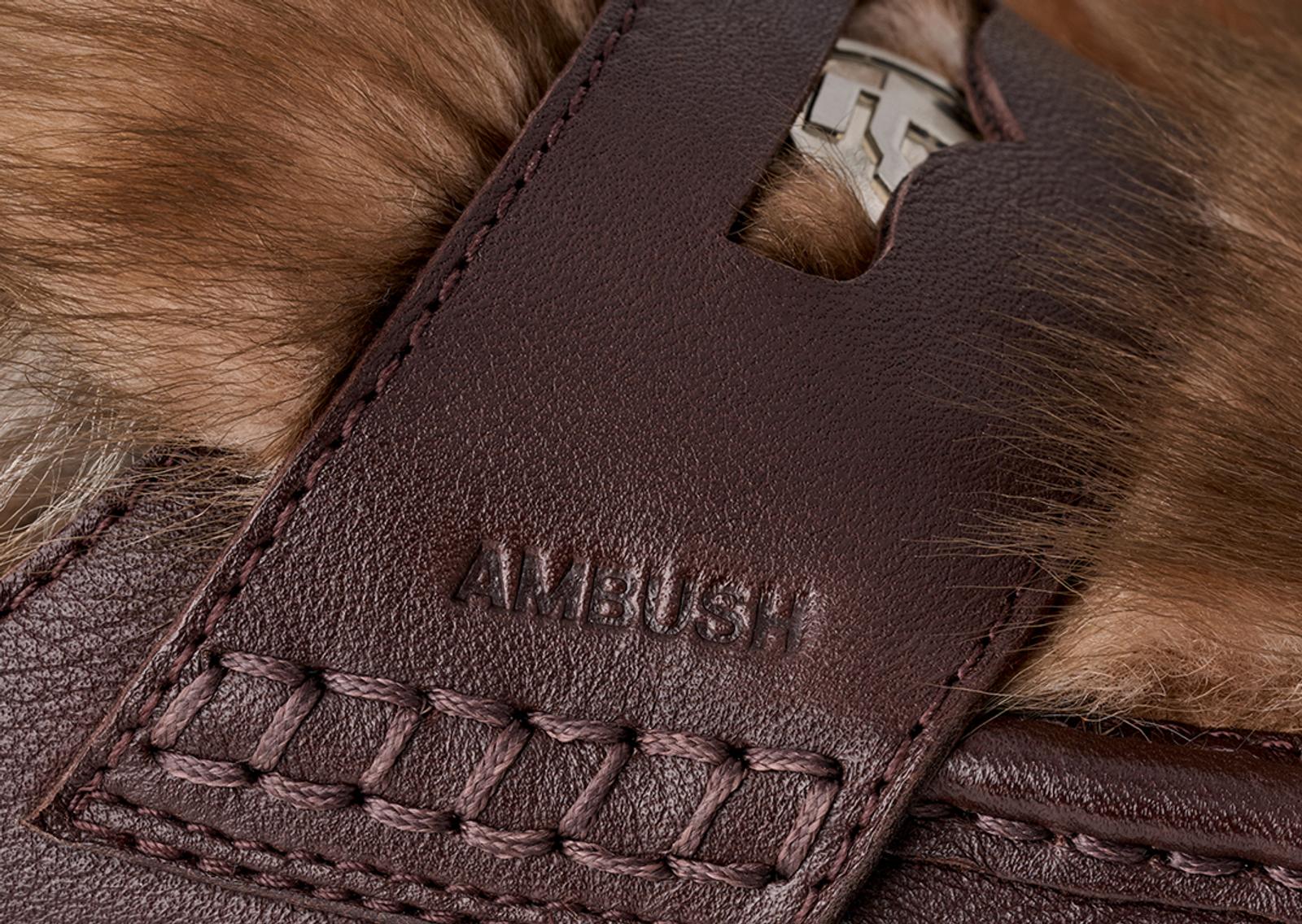 Ambush x UGG Loafer Burgundy Detail