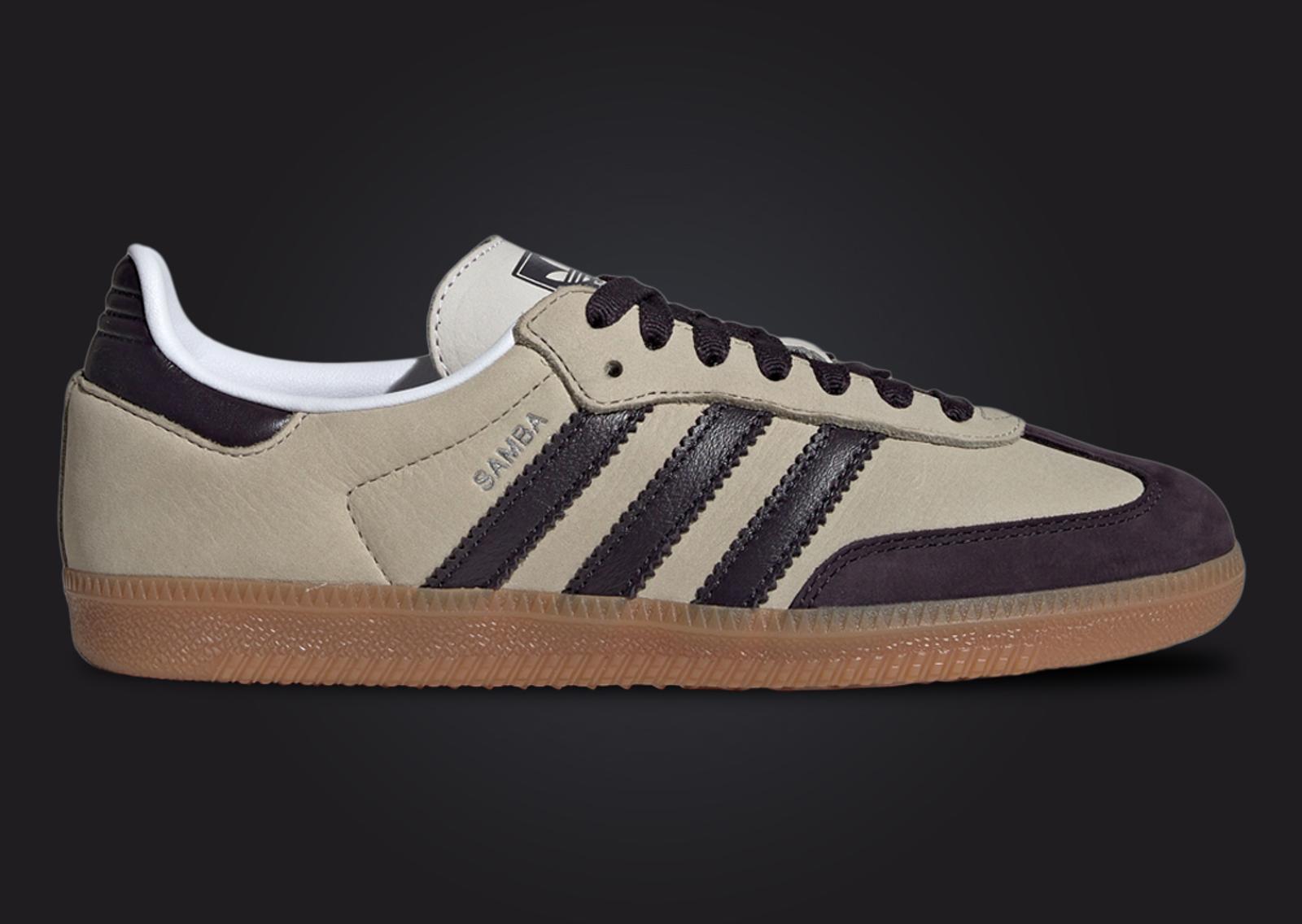 adidas Samba OG Putty Grey Black Lateral